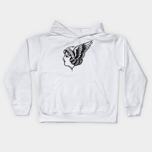 Girl wings Kids Hoodie